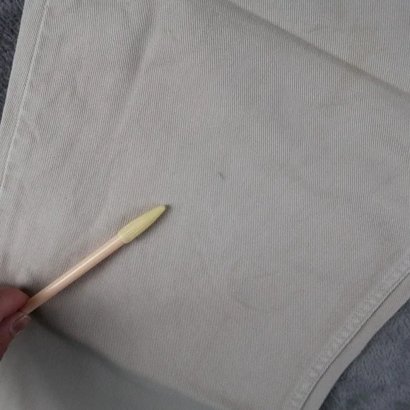 Vintage 90s Anchor Blue Mens Size 38x30 Baggy Jeans Denim Beige Skate Grunge - Picture 6 of 16